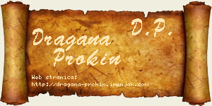 Dragana Prokin vizit kartica